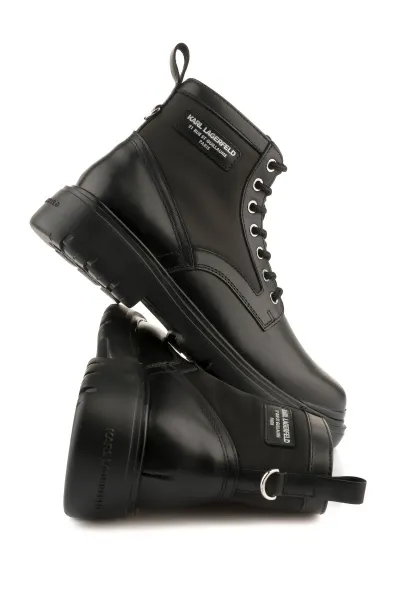 Členková Obuv Karl Lagerfeld Mason 6" Lace Boot Black Lthr