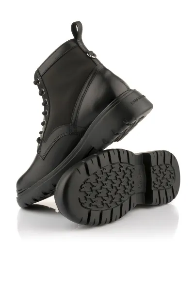 Členková Obuv Karl Lagerfeld Mason 6" Lace Boot Black Lthr