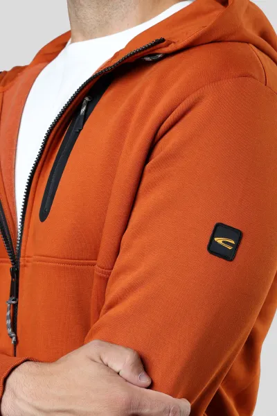 Mikina Camel Active Sweatjacket Cinnamon