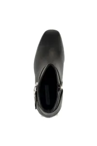 Členková Obuv Karl Lagerfeld Beata Ring Buckle Boot Black Lthr