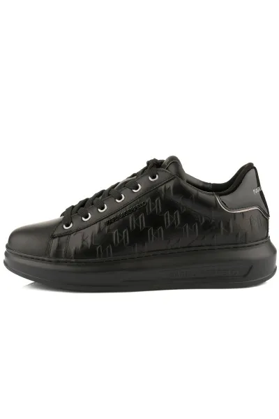 Tenisky Karl Lagerfeld Kapri Mens Monogram Emboss Lo Black Lthr / Mono