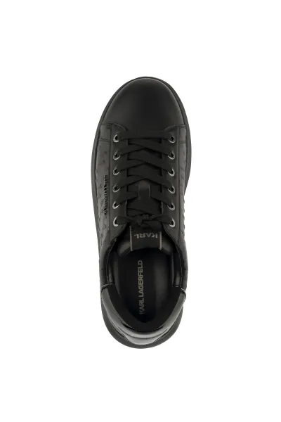 Tenisky Karl Lagerfeld Kapri Mens Monogram Emboss Lo Black Lthr / Mono
