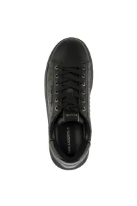 Tenisky Karl Lagerfeld Kapri Mens Monogram Emboss Lo Black Lthr / Mono