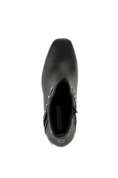 Členková Obuv Karl Lagerfeld Beata Studs Ankle Boot Black Lthr