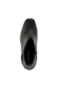 Členková Obuv Karl Lagerfeld Beata Studs Ankle Boot Black Lthr