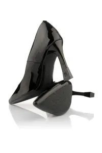 Lodičky Karl Lagerfeld Premiere 90 Gloss Pump Black Patent Lthr