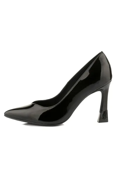 Lodičky Karl Lagerfeld Premiere 90 Gloss Pump Black Patent Lthr