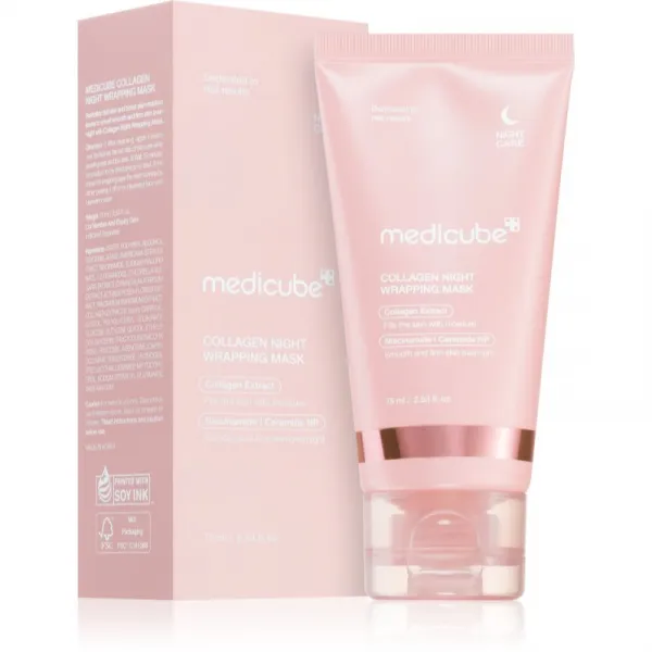 Medicube Collagen Night Wrapping Mask spevňujúca maska na noc s kolagénom 75 ml