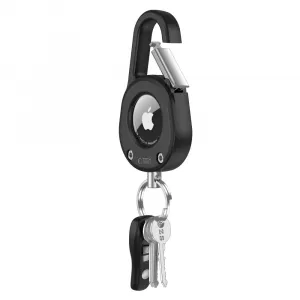 Tech-Protect Slidelock Carabiner puzdro na Apple AirTag 1 / 2, čierne