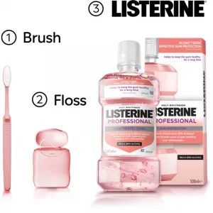 Listerine Professional Gum Protection+ ústna voda na ochranu zubov a ďasien 500 ml