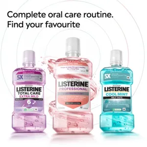 Listerine Professional Gum Protection+ ústna voda na ochranu zubov a ďasien 500 ml