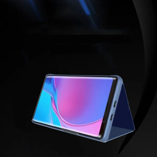 MG Clear View knižkové puzdro na Xiaomi Redmi K40 / Poco F3, modré