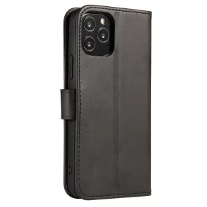 MG Magnet knižkové kožené puzdro na OnePlus Ace, čierne