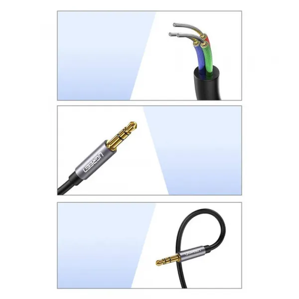 Adaptér mini jack 3,5mm - Čierna H26279