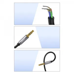 Adaptér mini jack 3,5mm - Čierna H26279