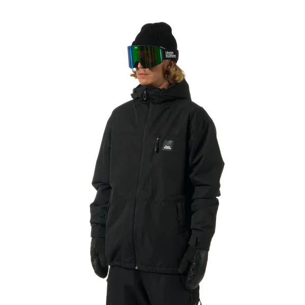HORSEFEATHERS Bunda Recon - black BLACK velikost XXL