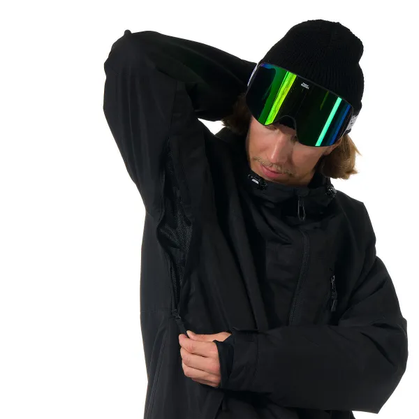 HORSEFEATHERS Bunda Recon - black BLACK velikost XXL
