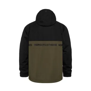 HORSEFEATHERS Bunda Gordie - black/olive night velikost S