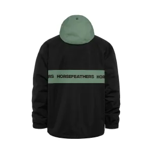 HORSEFEATHERS Bunda Gordie - black/iceberg green velikost M