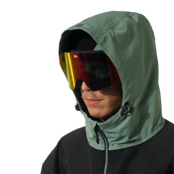 HORSEFEATHERS Bunda Gordie - black/iceberg green velikost M