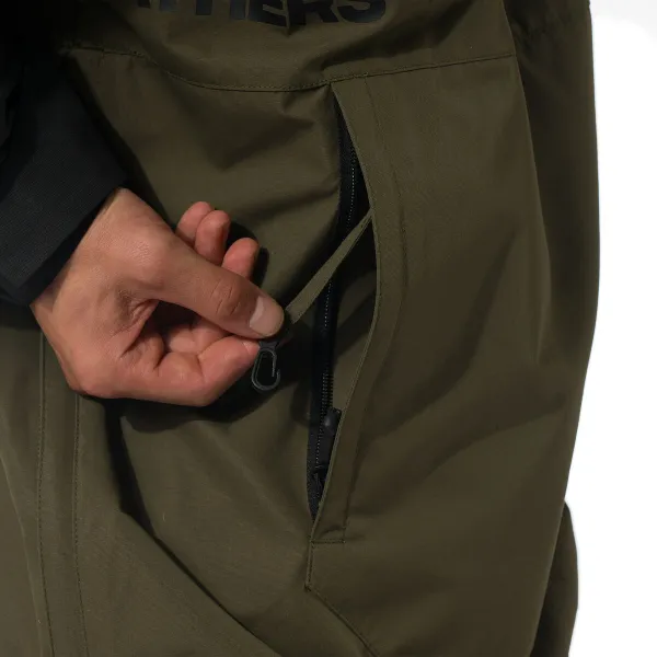 HORSEFEATHERS Bunda Gordie - black/olive night velikost S