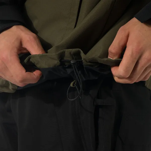 HORSEFEATHERS Bunda Gordie - black/olive night velikost S