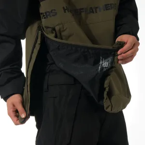 HORSEFEATHERS Bunda Gordie - black/olive night velikost S
