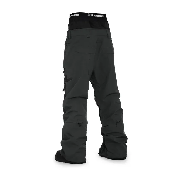 HORSEFEATHERS Nohavice Nelson - phantom/black GRAY velikost M
