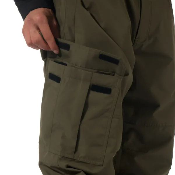HORSEFEATHERS Nohavice Rowen - olive night GREEN velikost XL