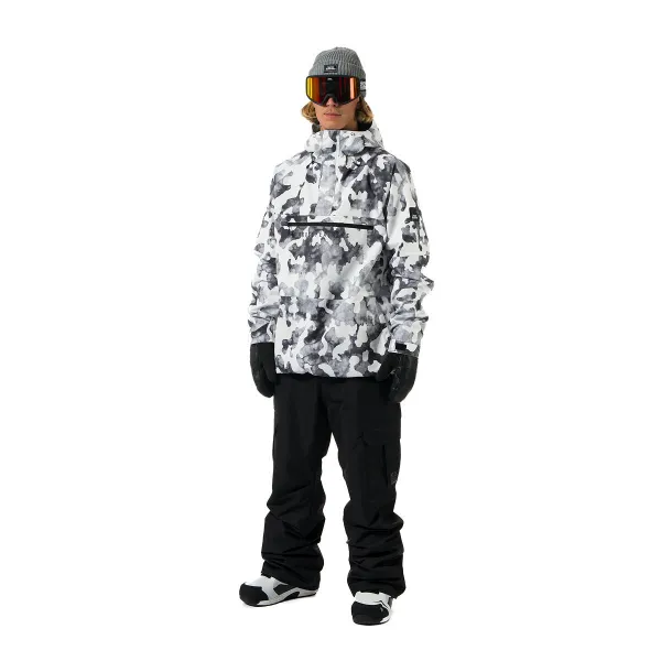 HORSEFEATHERS Bunda Donnie - arctic camo WHITE velikost M