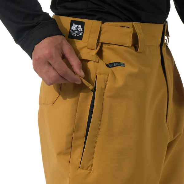 HORSEFEATHERS Nohavice Baron - amber gold YELLOW velikost M