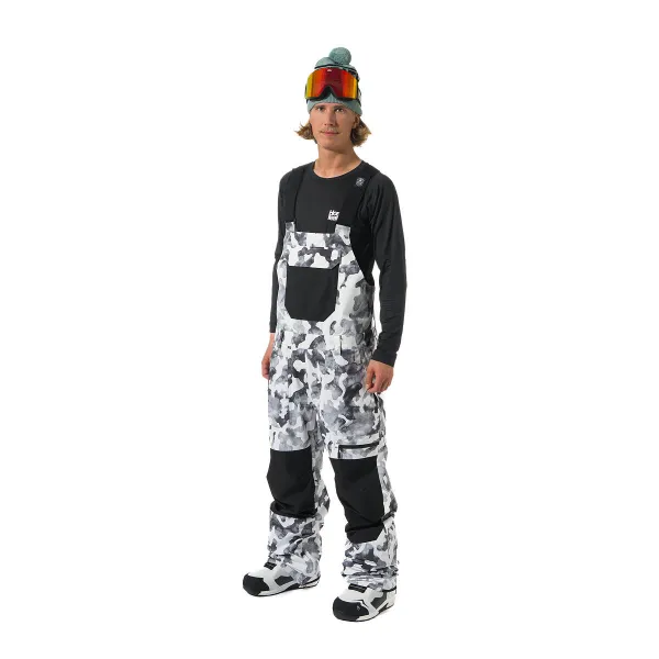 HORSEFEATHERS Nohavice Transfer - arctic camo WHITE velikost S