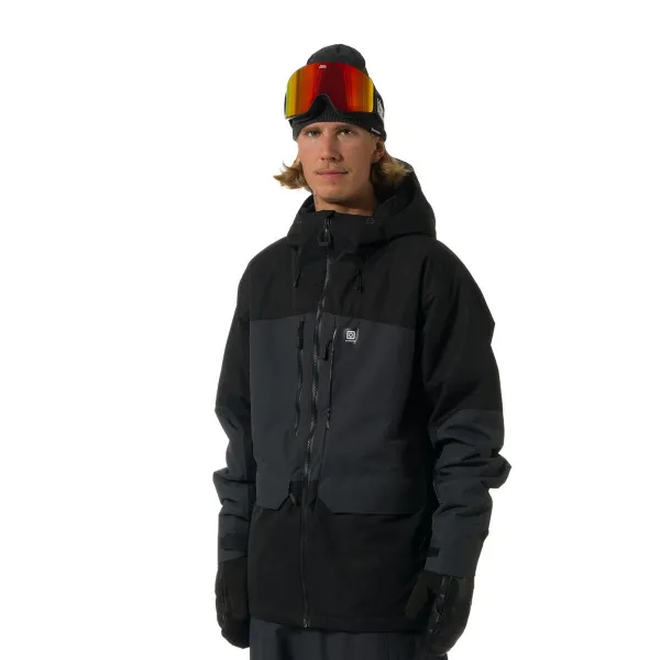 HORSEFEATHERS Bunda Pearl - black/phantom BLACK velikost L