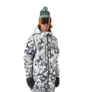 HORSEFEATHERS Bunda Pearl - arctic camo WHITE velikost L