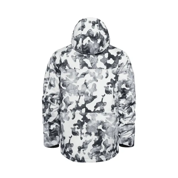 HORSEFEATHERS Bunda Pearl - arctic camo WHITE velikost L