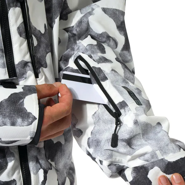 HORSEFEATHERS Bunda Pearl - arctic camo WHITE velikost L