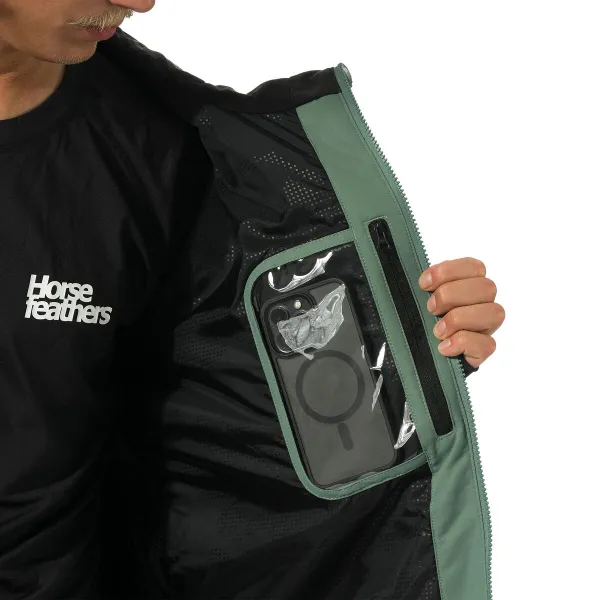 HORSEFEATHERS Bunda Pearl - iceberg green GREEN velikost L