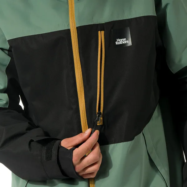 HORSEFEATHERS Bunda Recon - iceberg green/black GREEN velikost M