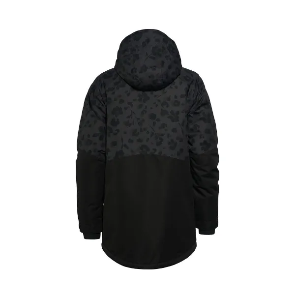HORSEFEATHERS Bunda Ember - floral cheetah BLACK velikost M
