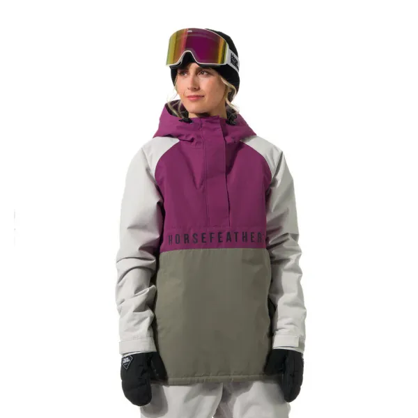 HORSEFEATHERS Bunda Tala - orchid WHITE velikost M