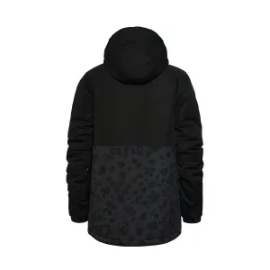 HORSEFEATHERS Bunda Tay - floral cheetah BLACK velikost M