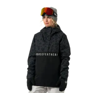HORSEFEATHERS Bunda Tala - floral cheetah BLACK velikost M
