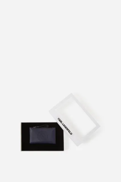 Peňaženka Karl Lagerfeld K/Circle Slim Bifold Wllt Gp Evening Blue