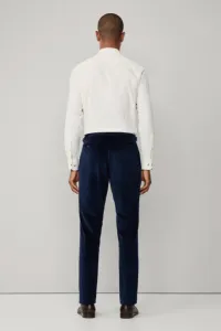 Nohavice Hackett London Stretch Cord Trs F Midnight Blue