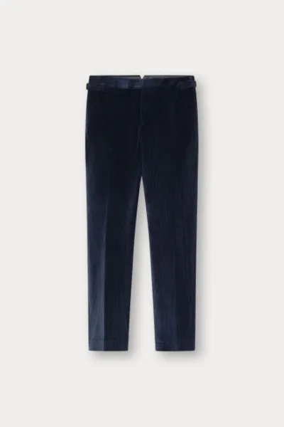 Nohavice Hackett London Stretch Cord Trs F Midnight Blue