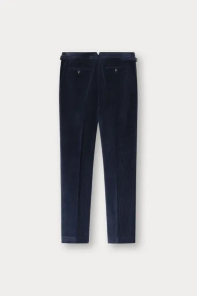 Nohavice Hackett London Stretch Cord Trs F Midnight Blue