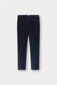 Nohavice Hackett London Stretch Cord Trs F Midnight Blue