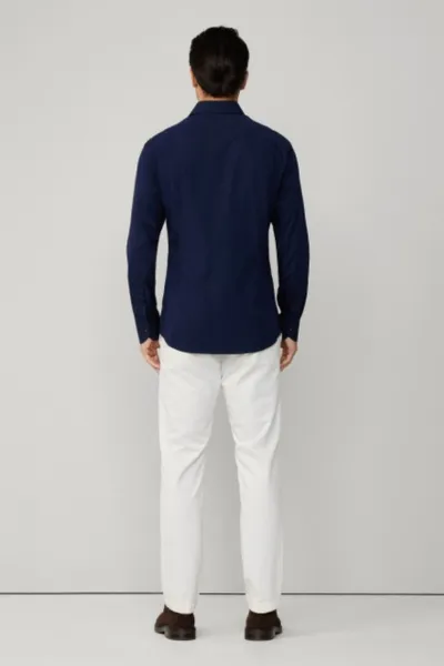 Košeľa Hackett London Formal Pop Navy