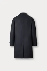 Kabát Hackett London Double Face Coat Midnight Blue