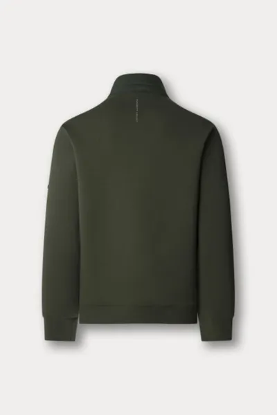 Mikina Hackett London Hs Sonic Hybrid Fz Harvard Khaki Green